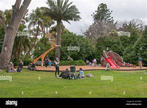 Playground in the Fitzroy Gardens, Melbourne, Australia Stock Photo - Alamy