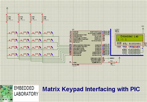 Matrix Keypad Interfacing With Microchip Pic Embedded Laboratory