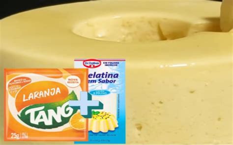 Sobremesa Cremosa Suco Tang E Gelatina Receitas Top