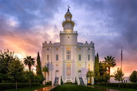 St George Temple Afterglow Lds Temple Pictures Lds Temple Pictures Lds Temples Temple