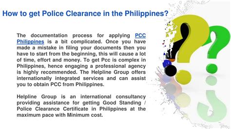 Ppt Want To Get Police Clearance Certificate In Philippines