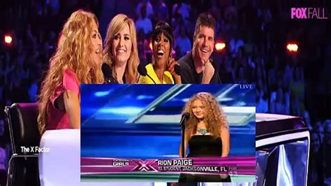 The X Factor Usa 2013 Rion Paige Blown Away Auditions Vídeo Dailymotion