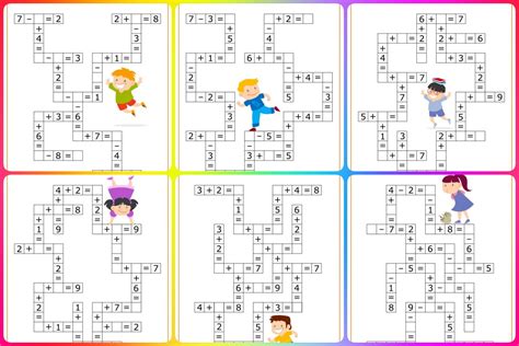 40 Atividades Cruzadinhas Matemáticas para Imprimir Online Cursos