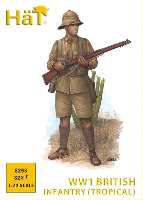 WWI British Infantry Tropical Modellbauversand Hanke 6 99