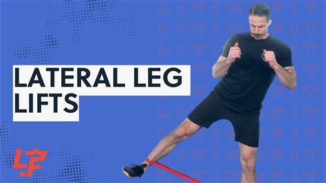 Lateral Leg Lifts Resistance Bands Youtube