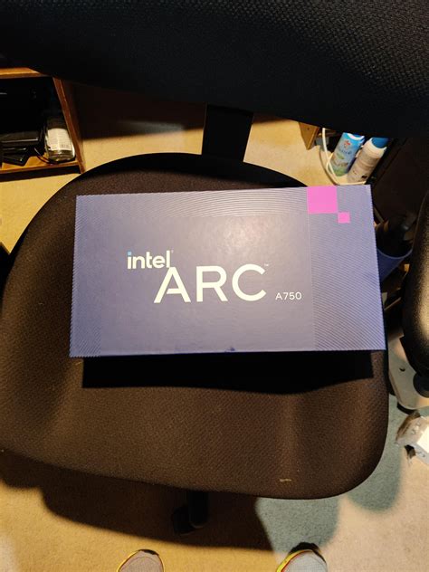 A750 arrived. : r/intel