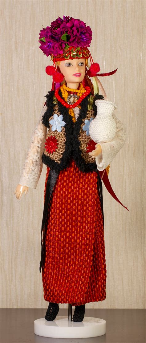 Ooak Doll Ukrainian Barbie Clothes Ukrainian Bride Crochet Etsy