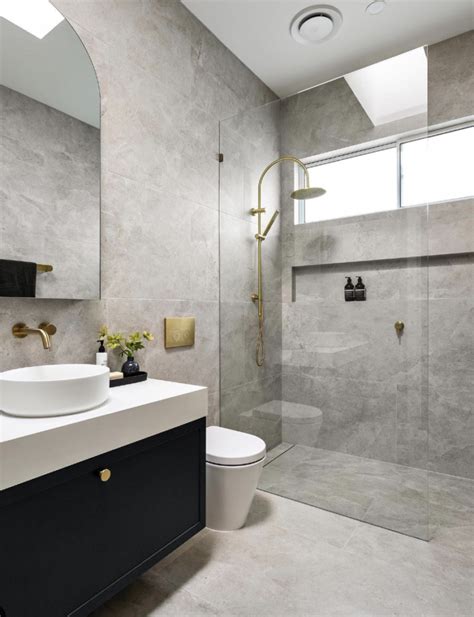 30 Gray Tile Bathroom Ideas To Inspire You Right Away