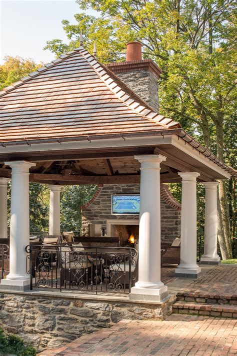 Timber Framed Pavilion Traditional Patio Philadelphia By Hugh