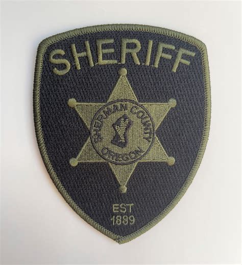 Sherman County Sheriff's Office Collectible Patch - Oregon State Sheriffs' Association