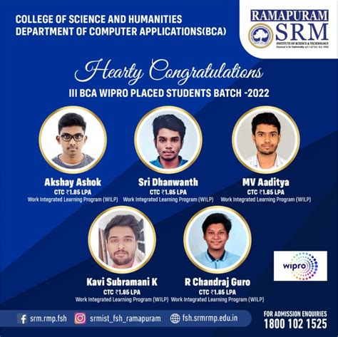 SRM IST Ramapuram Science & Humanities on LinkedIn: #students #jobhunt ...