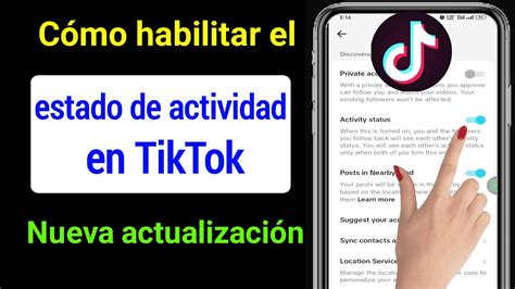 Cómo habilitar el estado activo en TikTok 2023 Cómo desactivar el