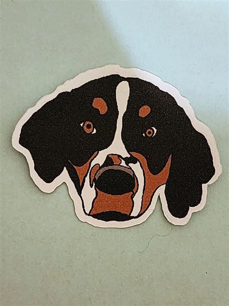 Moishe Sticker Dog Sticker Cute Bernese Mountain Dog Stickers