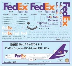 FedEx DC-10 and MD-11F’s Released :: DRAW Decal