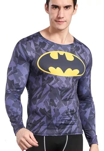 Playeras Gym Crossfit Batman Camo Marvel Dc Fitness Licra Envío gratis