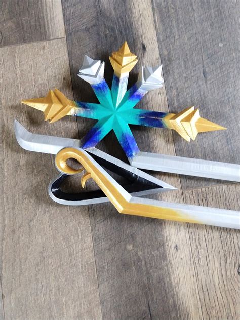 3d Printed Oathkeeper Keyblade Kit Kingdom Hearts Sora Etsy