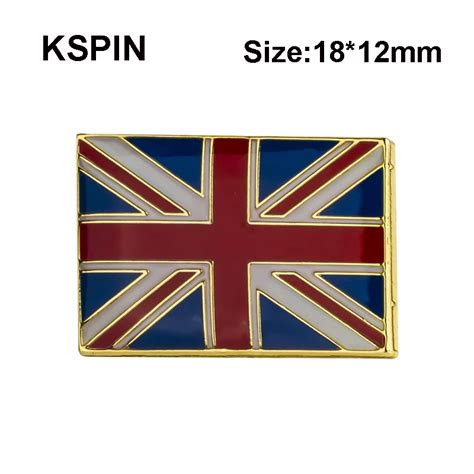 Badges United Kingdom National Flag Metal Pin Badge Decorative Brooch Pins for Clothes XY0239-in ...