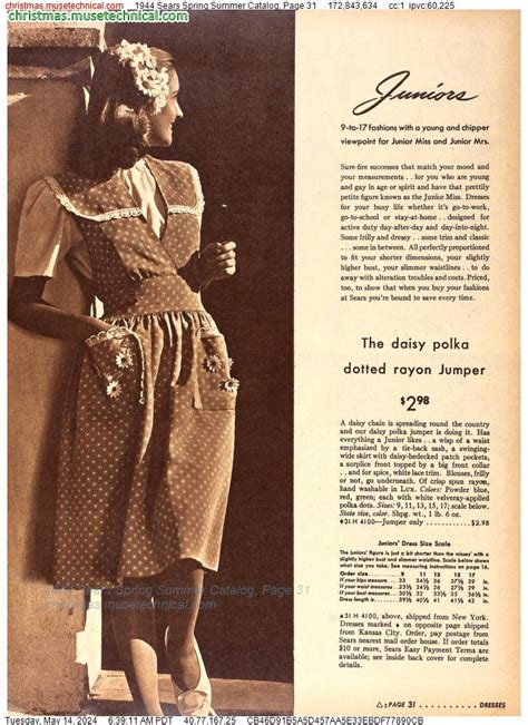 1944 Sears Spring Summer Catalog Page 31 Catalogs And Wishbooks