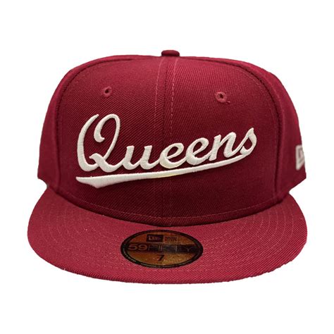 New York City Queens Burgundy New Era 59fifty Sports World 165