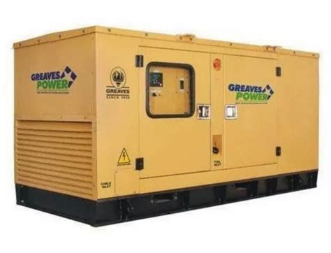 30 Kva Greaves Power Diesel Generator Single Phase At Rs 380000 In