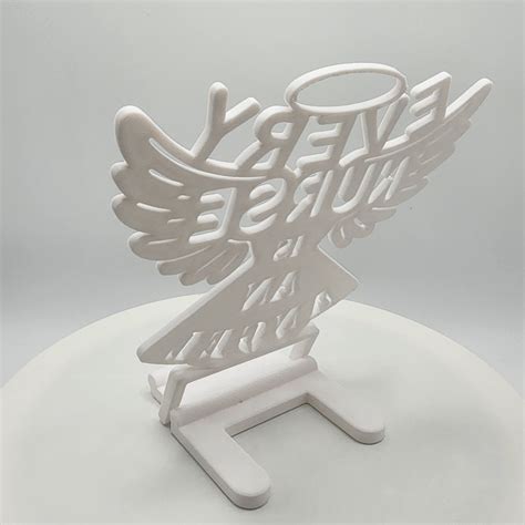 👼 Every Nurse Is An Angel Phone Stand・ STL File for 3D printing・Cults