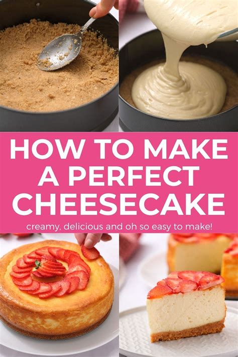 New York Cheesecake Recipe Easy Cheesecake Recipes Cheesecake Recipes Classic Easy Cheesecake