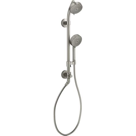 Kohler Hydrorail S Vibrant Brushed Nickel 1 Handle Shower Faucet At