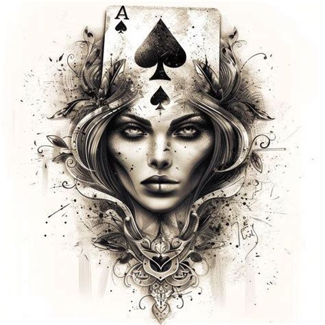 Queen Of Spades Tattoo Art Set In 2024 Queen Of Spades Tattoo Art Tattoo Art Set