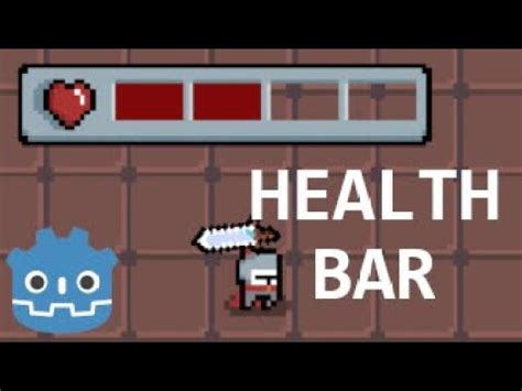 Make A Godot Roguelike Part Health Bar Youtube