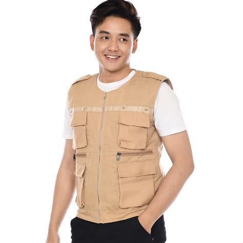 Rompi Cargo Bahan Katun Twill Rompi Lapangan Romppi Outdoor