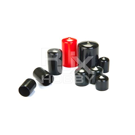 RJX 20pcs Rubber End Caps ID 8 10 12 14 15 16 18 20 22 25 28 30mm PVC