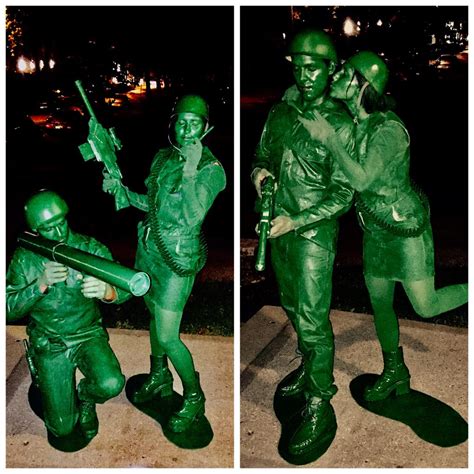 Diy Toy Story Army Men Couples Costume Costume Yeti