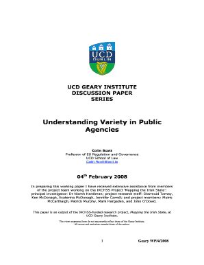 Fillable Online Ucd Understanding Variety In Public Fax Email Print