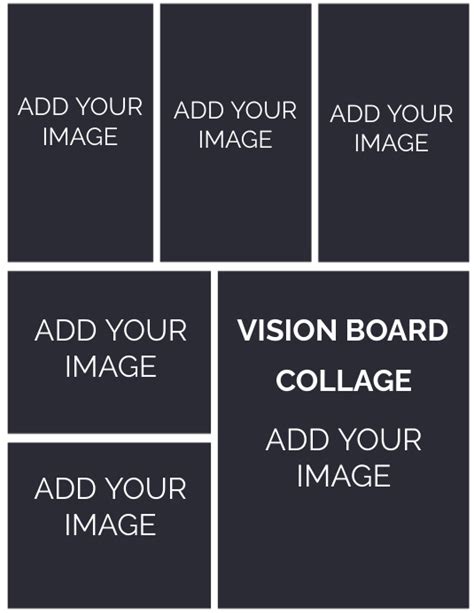 Vision Board Collage Template | PosterMyWall