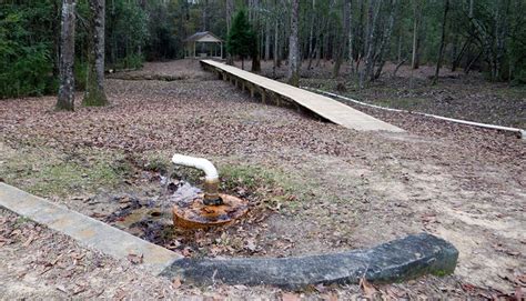 Healing Springs located near Millry, AL (site of overflowing springs ...