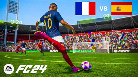 Fc24 France Vs Spain 2024 Laptop™ Gameplay 60 Youtube