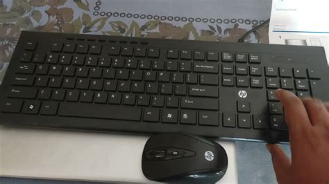 HP Slim Wireless Combo Keyboard And Mouse Bluetooth Unboxing