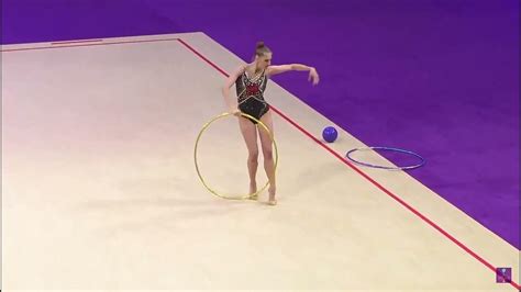 Boryana Kaleyn Bul Hoop Qualification Rhythmic Gymnastics World Challenge Cup Cluj Napoca 2023