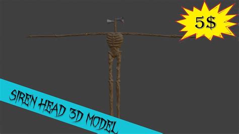 Siren Head 3D MODEL realtime | CGTrader