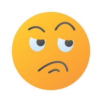 Annoyed Emoji Vector Art, Icons, and Graphics for Free Download