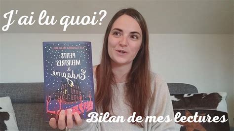 J ai lu quoi Bilan de mes dernières lectures Des pépites books