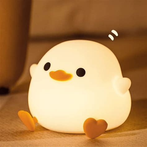 Yuandian Dodo Duck Led Night Light Cute Silicone Duck Lamp For