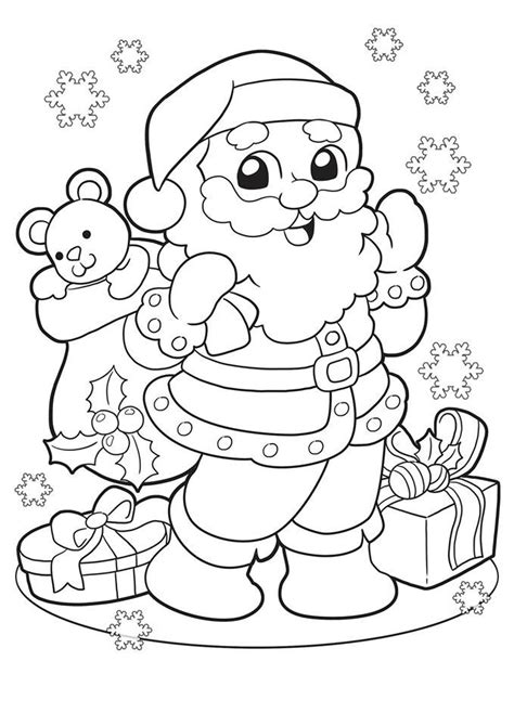 Dibujos Navide Os Para Colorear Christmas Coloring Sheets Santa