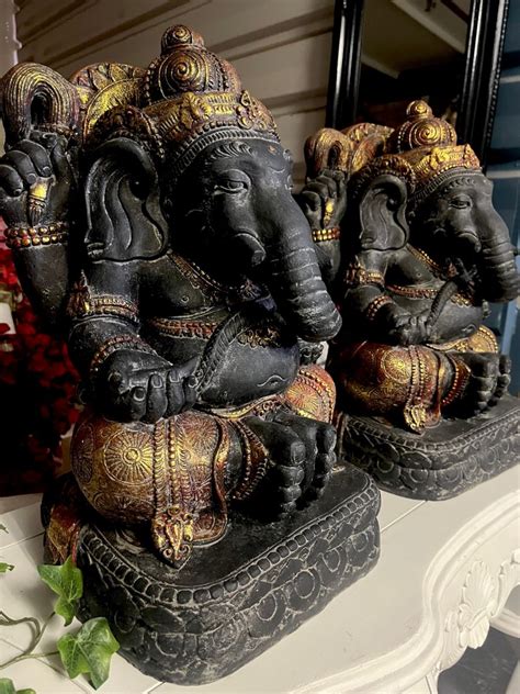 Black And Gold Ganesha Wedstyle Wedding And Event Styling And Planning