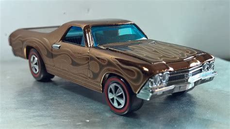 Hot Wheels 68 Chevy El Camino Red Line Club Neo Classics Series 6 2007 Hot Wheels Matchbox