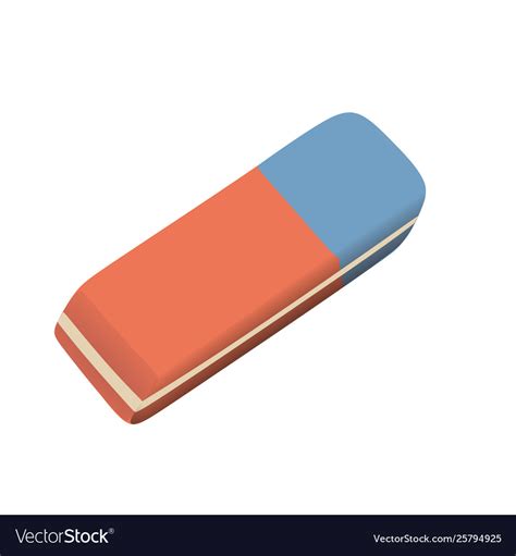 Eraser Realistic Royalty Free Vector Image VectorStock