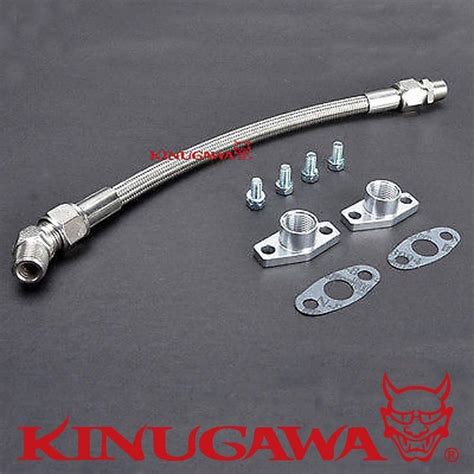 Kinugawa Turbo Oil Return Line Kit Compatible With Mitsubishi Lancer Evo 4 9 W Stock