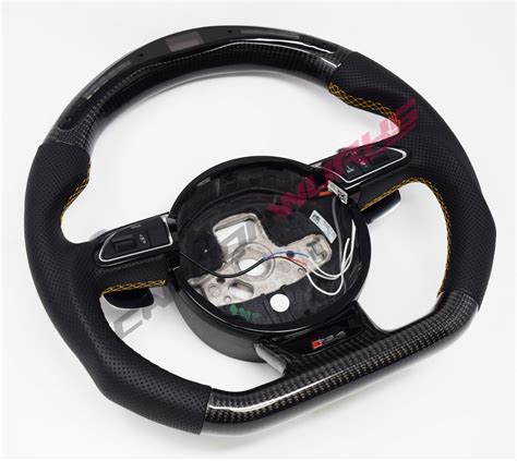 Audi Rs Rs Rs Sq B C Led Carbon Fibre Steering Wheel