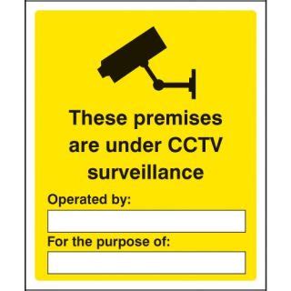 These Premises Are Under Cctv Surveillance For Your Safety Signs