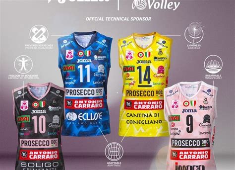 Le Nuove Divise Delle Pantere By Joma Lega Pallavolo Serie A Femminile